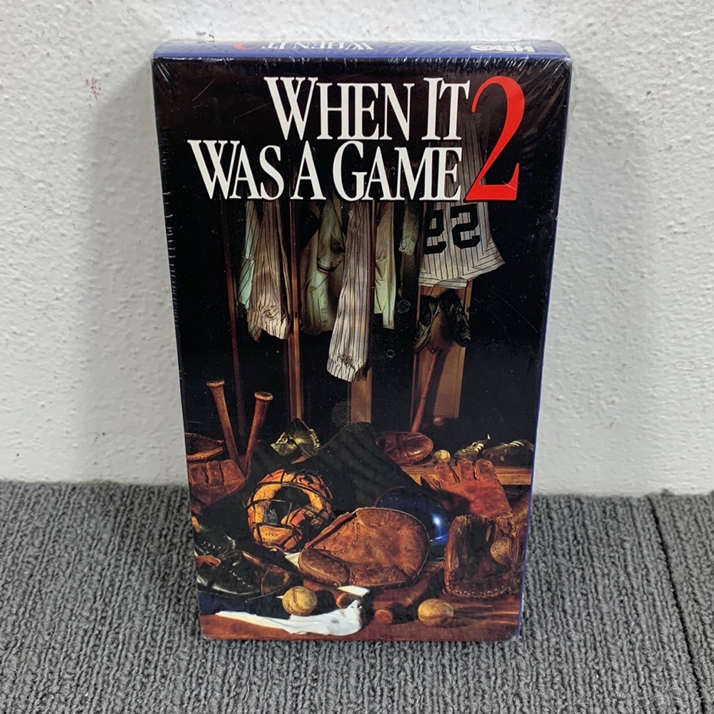 When It Was A Game 2 VHS 1992 HBO Baseball New Factory Sealed